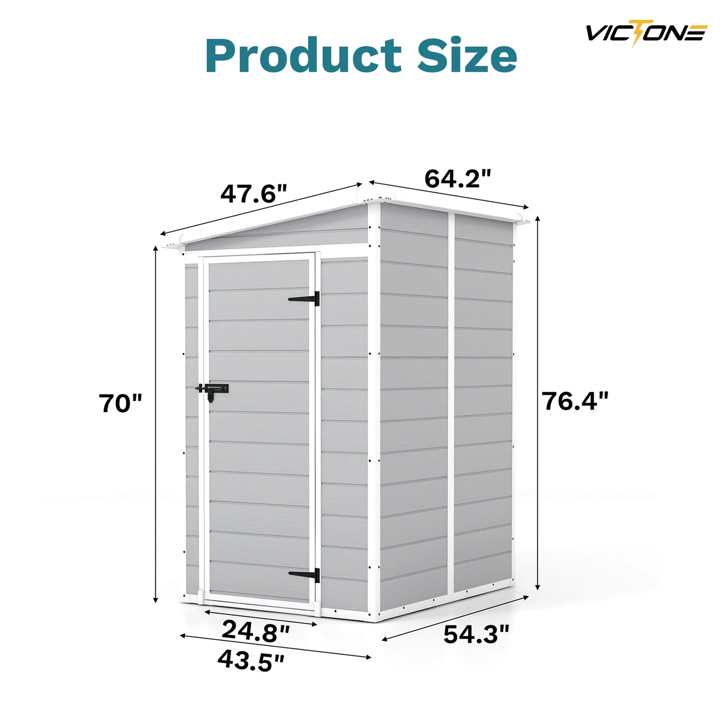Plastic Outdoor Storage Shed