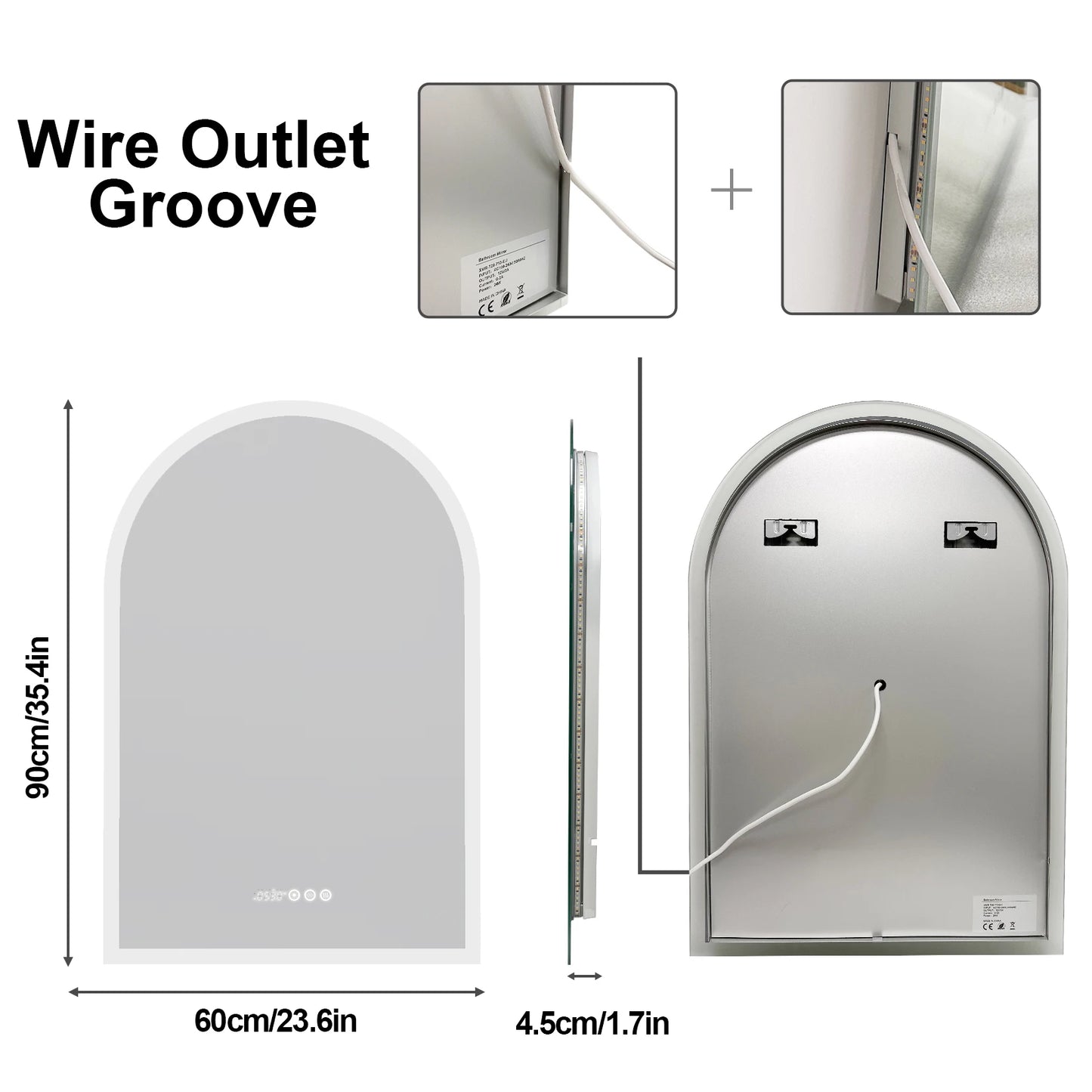 Backlit Smart LED Bathroom Mirror