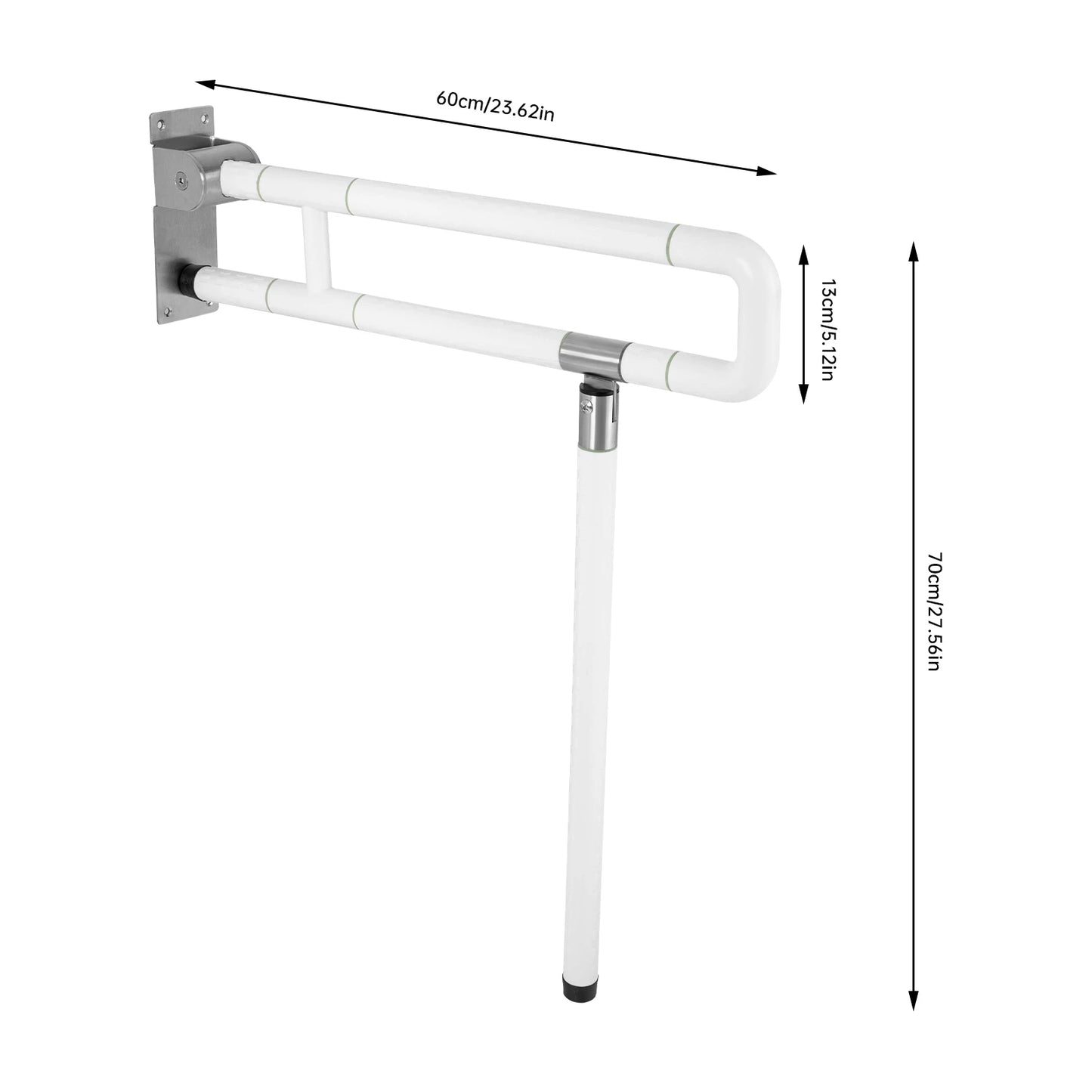Toilet Handle Disabled Wall Grab Bar