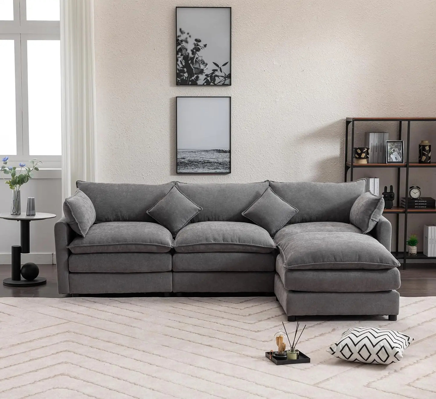 Sectional Sofas with Moveable