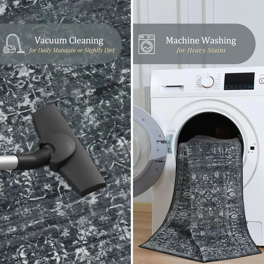 Black Vintage Carpet Runners