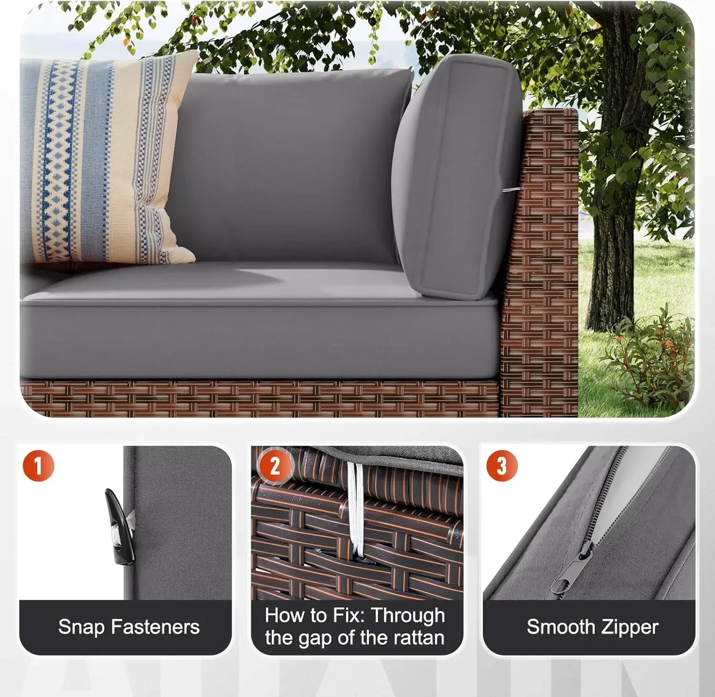 Outdoor Replacement Cushions for Patio Furniture