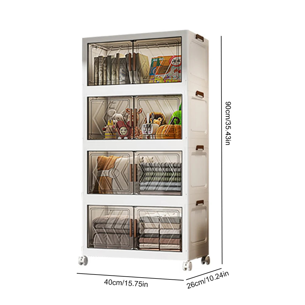 4 Tier Folding Storage Boxes