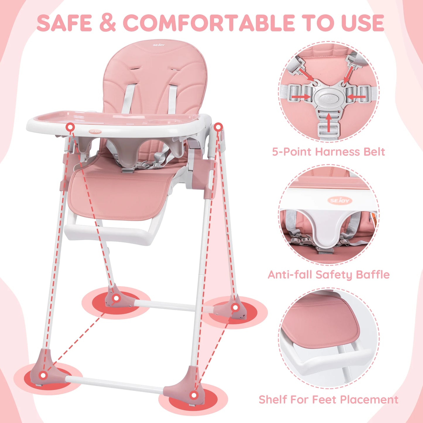 Foldable Baby Highchair