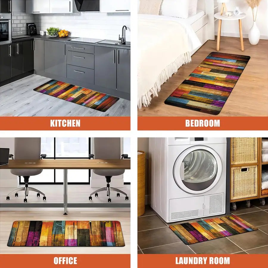 Colorful kitchen rugs