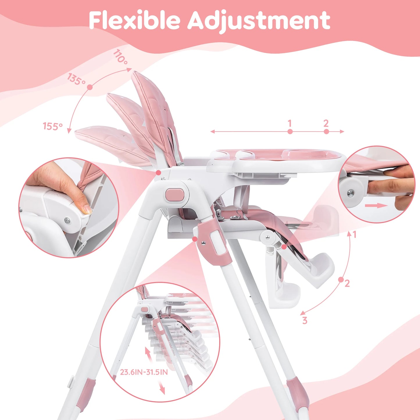 Foldable Baby Highchair