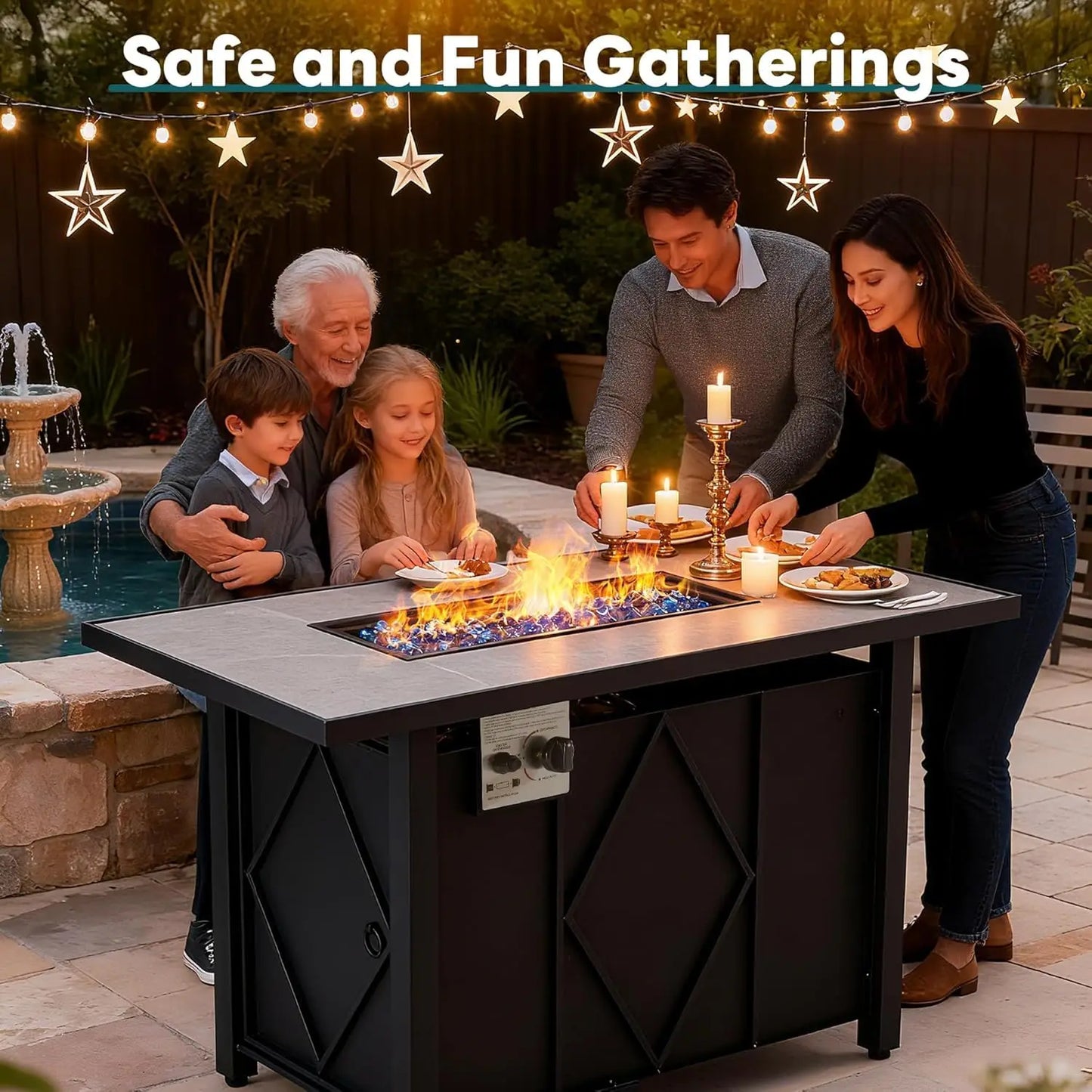 Outdoor Propane Fire Pit