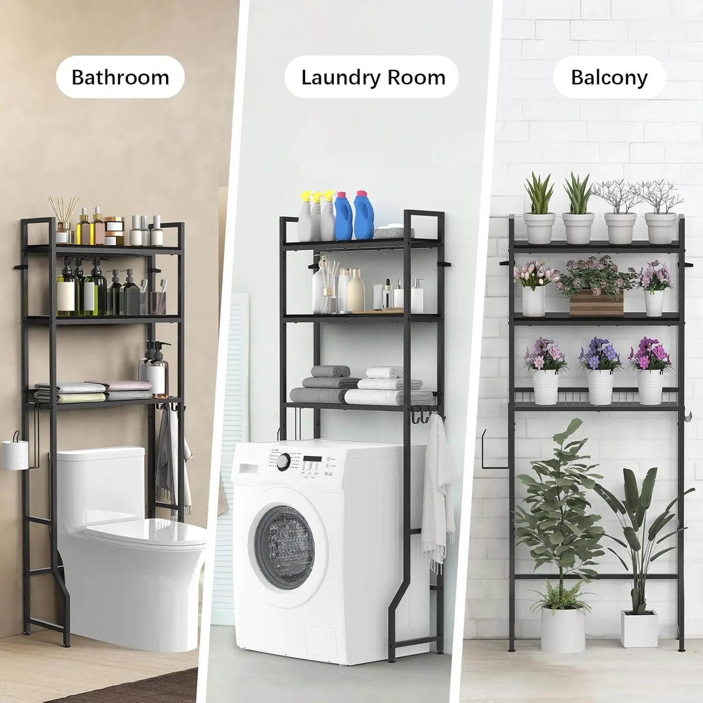 3-Tier Over Toilet Organizer