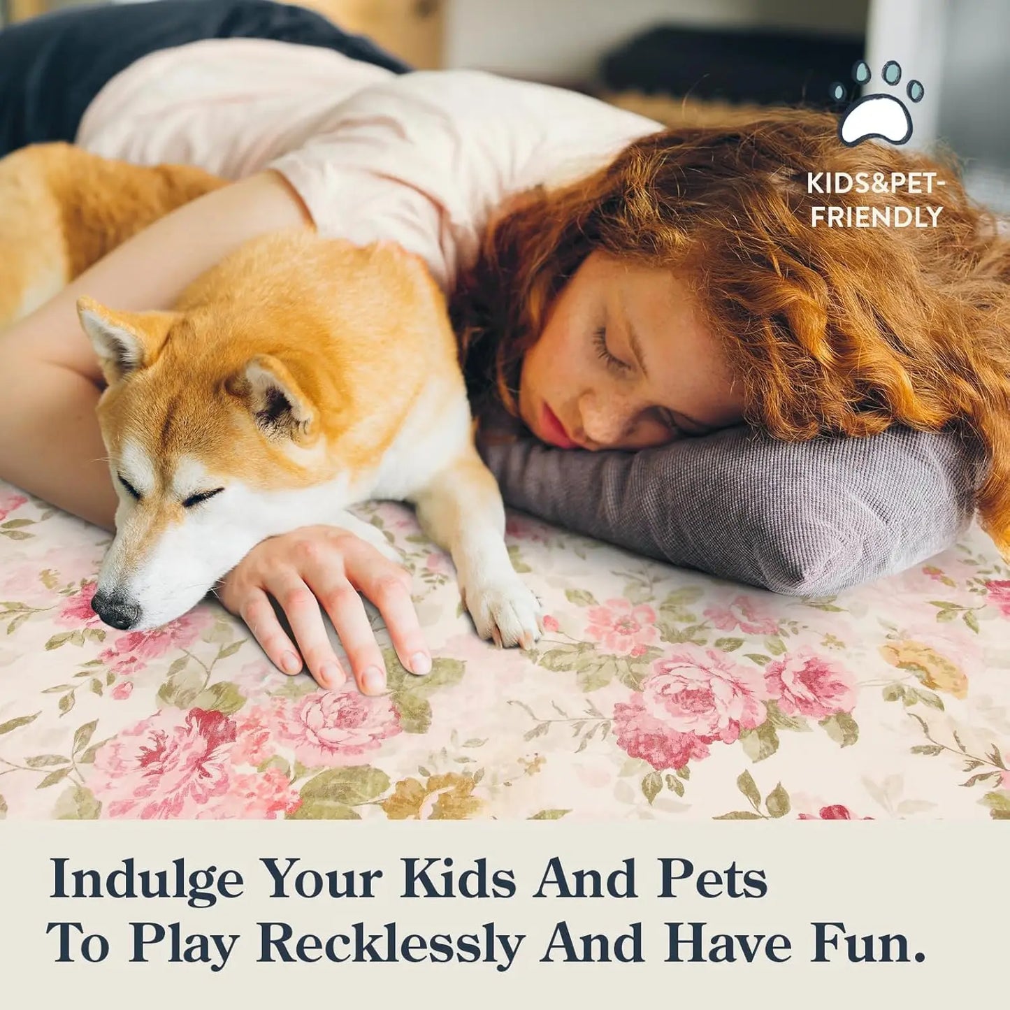 Low Pile Vintage Area Carpet