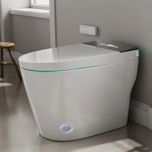 Smart Toilet with Built-in Bidet