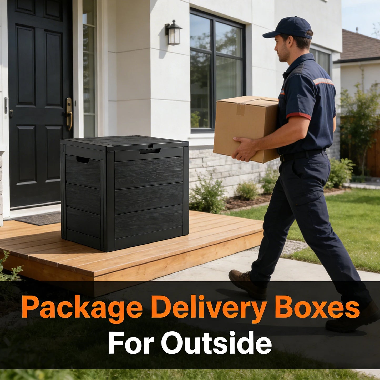 35-Gallon Outdoor Storage Box