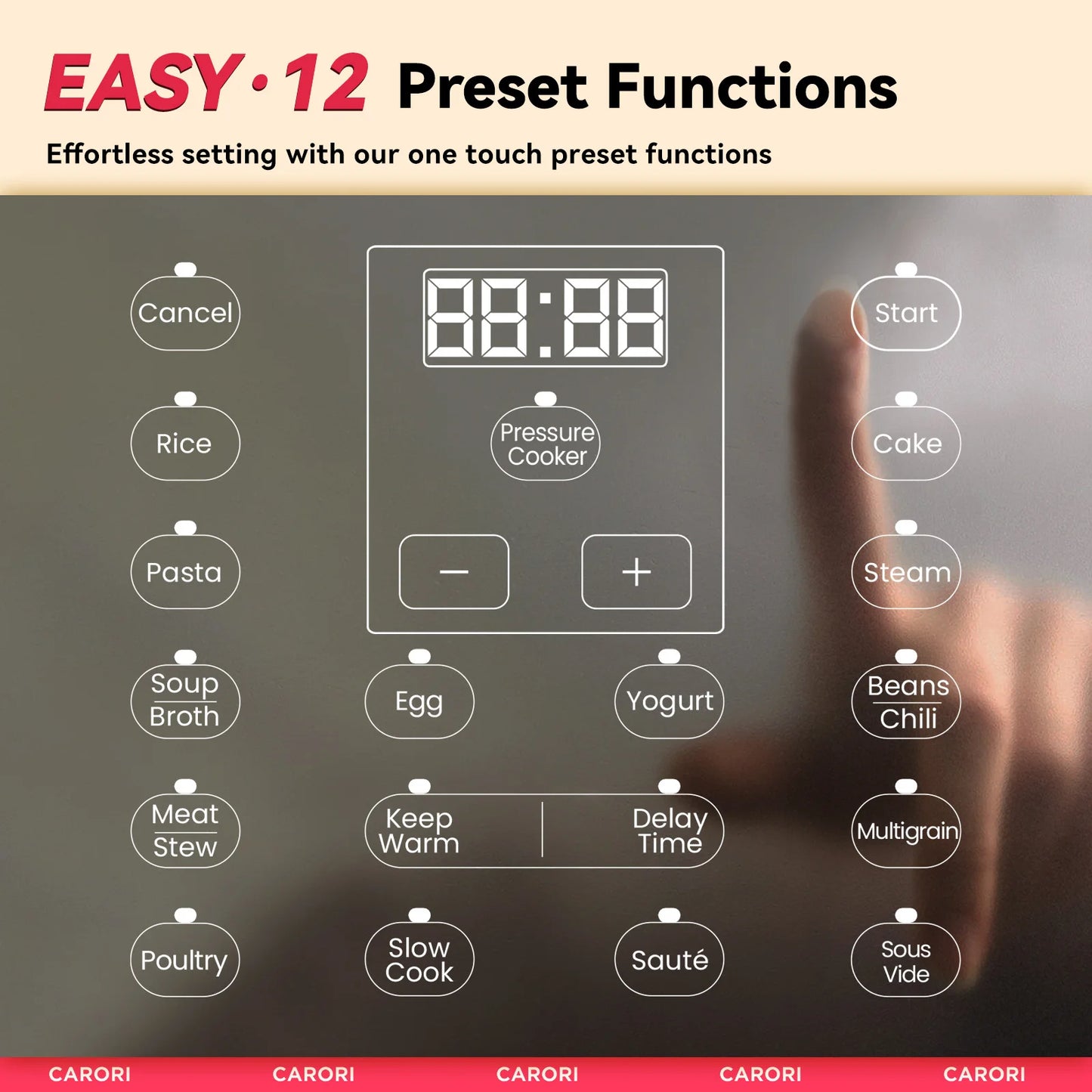 Electric Pressure Cooker 8Qt