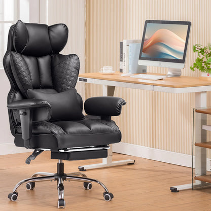 Leather High Back Gaming Chair
