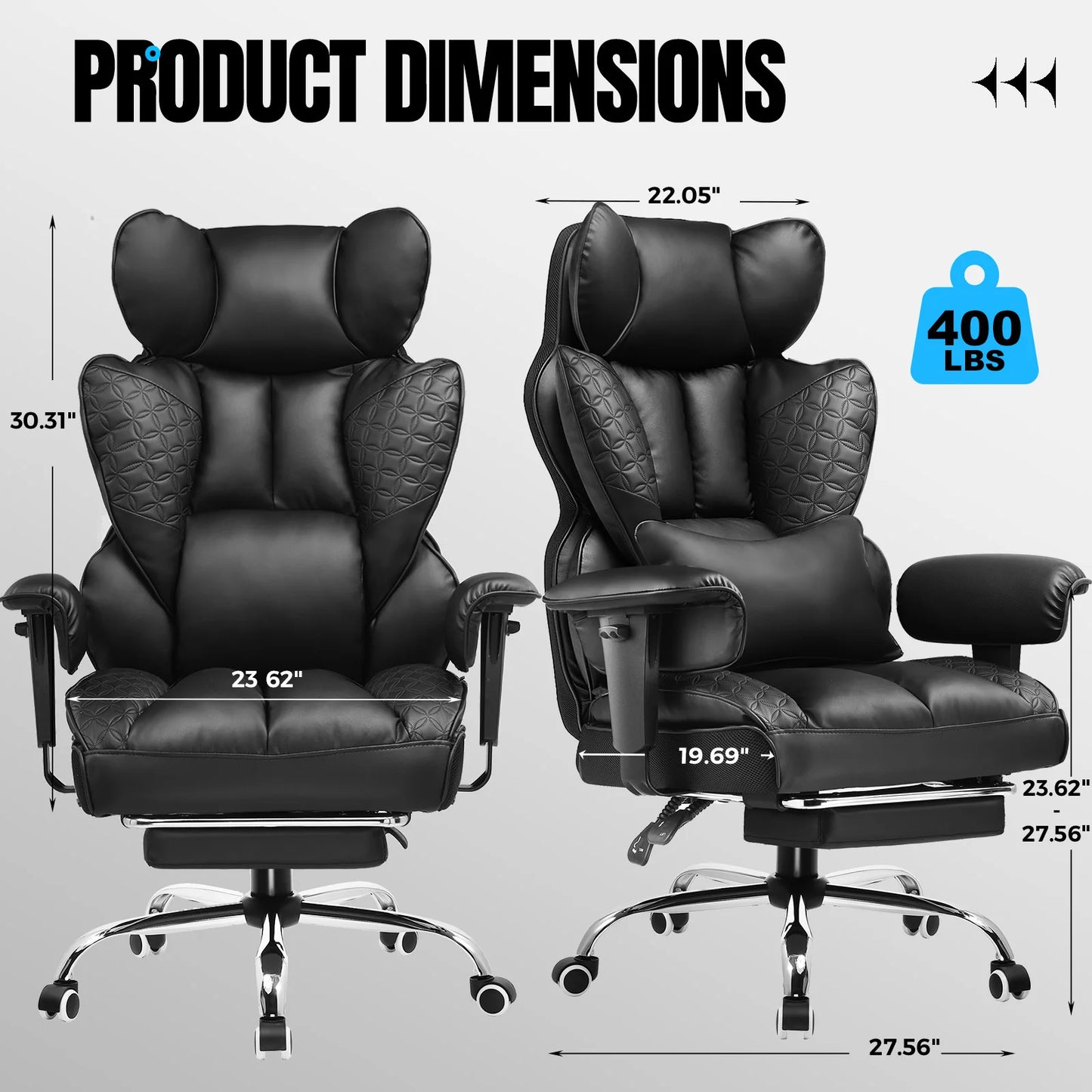 Leather High Back Gaming Chair