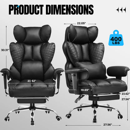 Leather High Back Gaming Chair