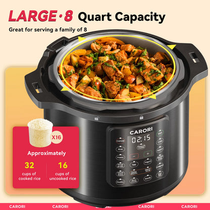 Electric Pressure Cooker 8Qt