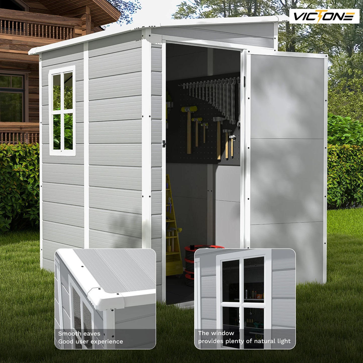 Plastic Outdoor Storage Shed