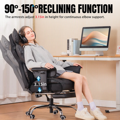 Leather High Back Gaming Chair