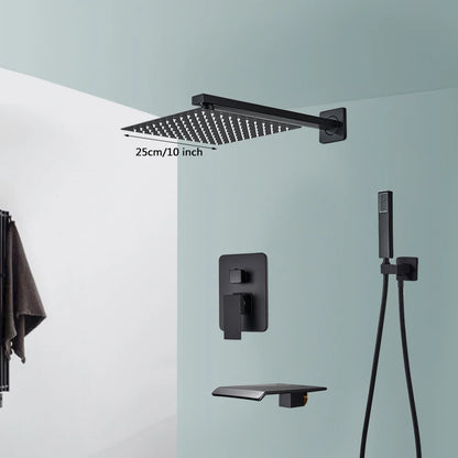 Bathroom Wall Mounted Rainfall Shower Kit