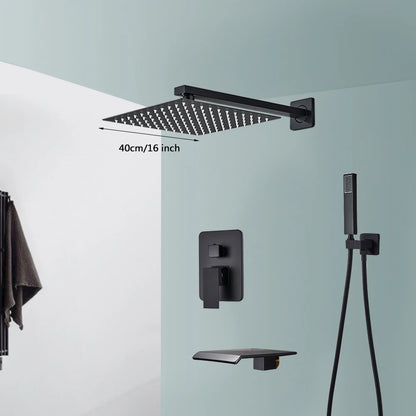 Bathroom Wall Mounted Rainfall Shower Kit