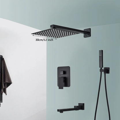 Bathroom Wall Mounted Rainfall Shower Kit