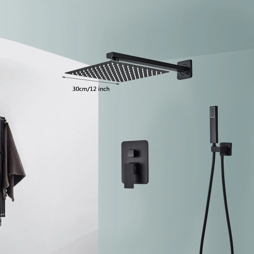 Bathroom Wall Mounted Rainfall Shower Kit