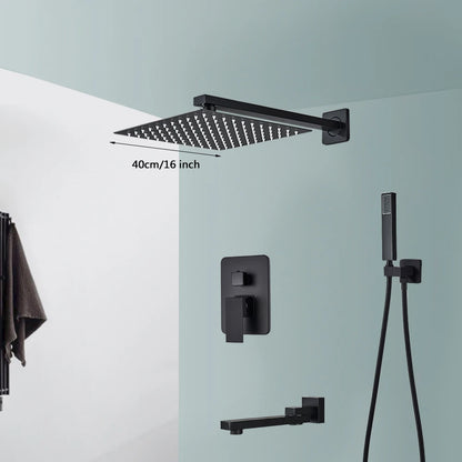 Bathroom Wall Mounted Rainfall Shower Kit
