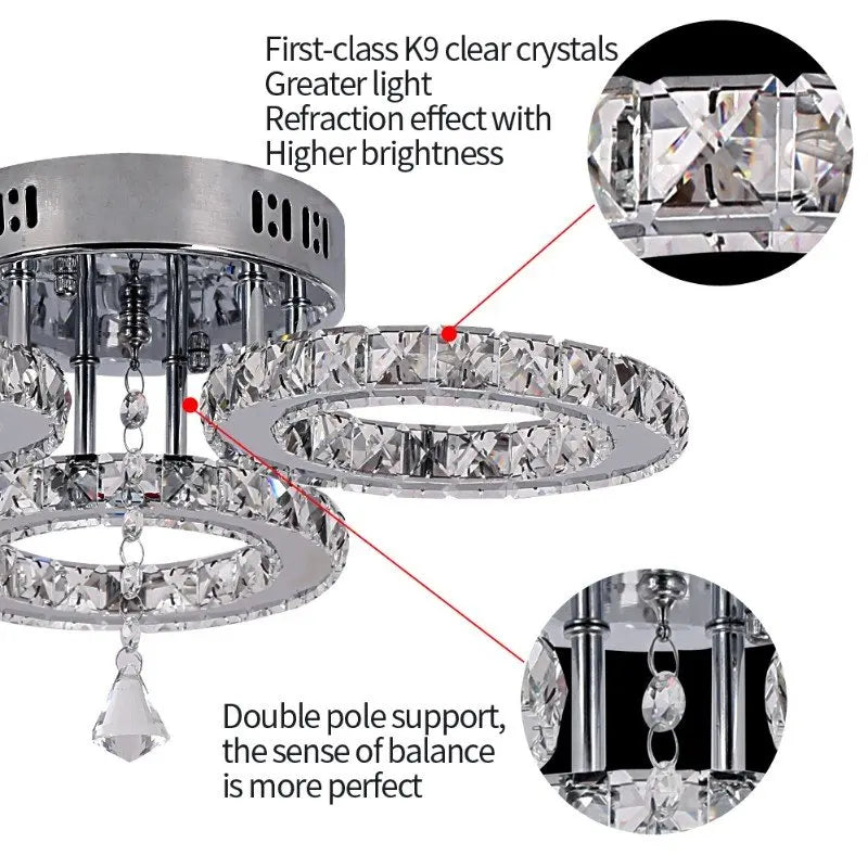 Pendant Light Crystal Led Chandelier