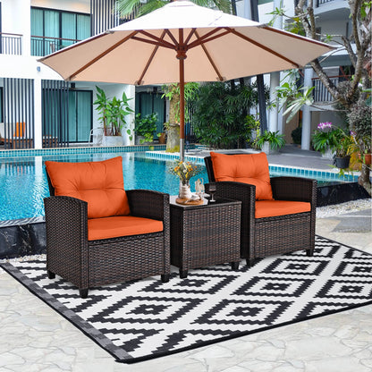 Patio Rattan Furniture Set