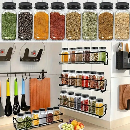 4oz Glass Spice Jars (12PCS)