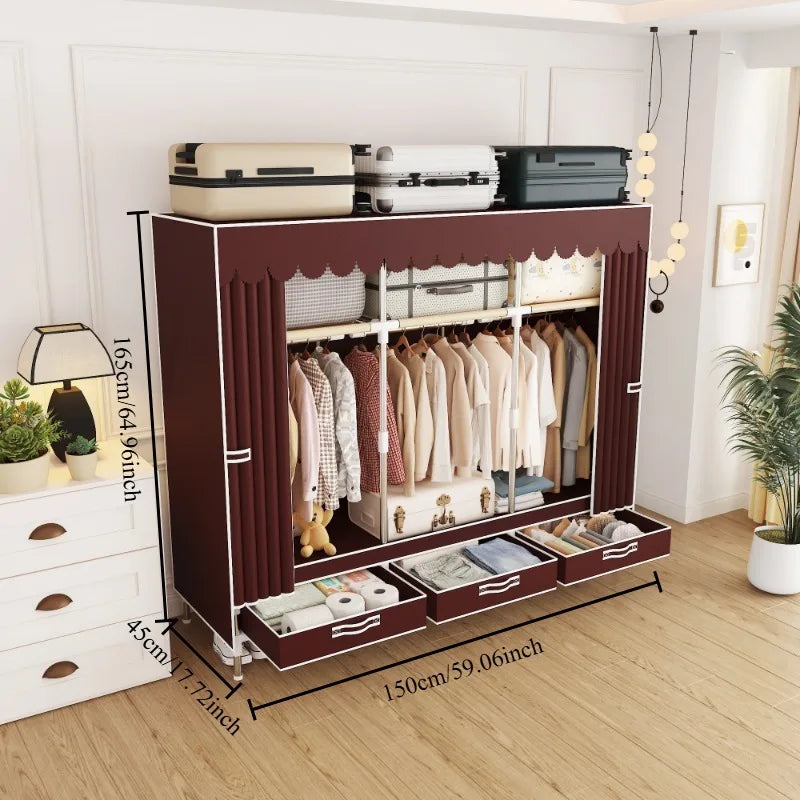 Simple  Dustproof  Wardrobe