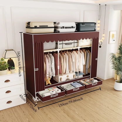 Simple  Dustproof  Wardrobe