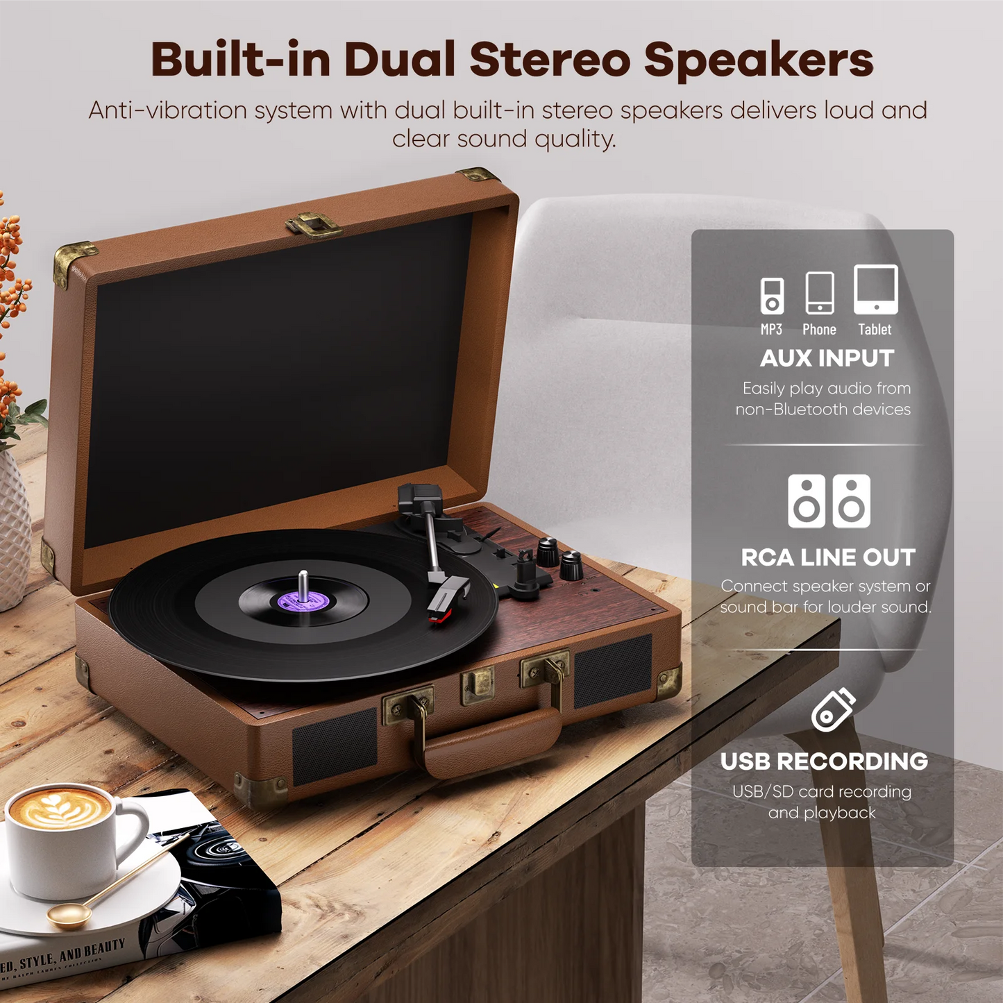 Vintage gramophone device