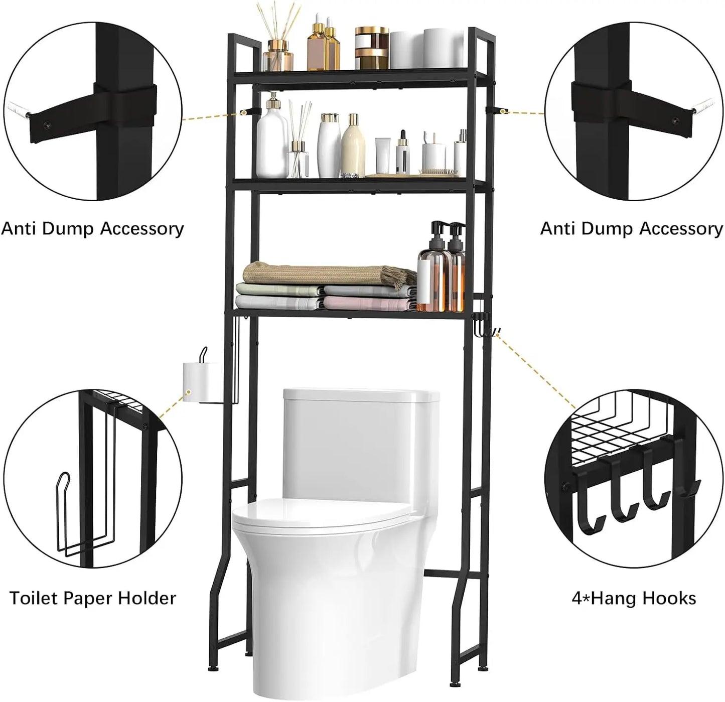 3-Tier Over Toilet Organizer