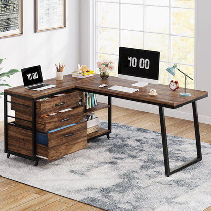 L-Shaped Computer Desk