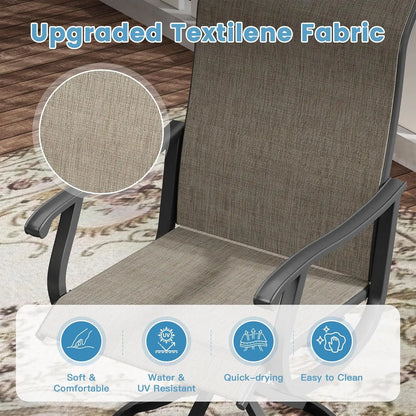 5 Pieces Outdoor Patio Dining Set