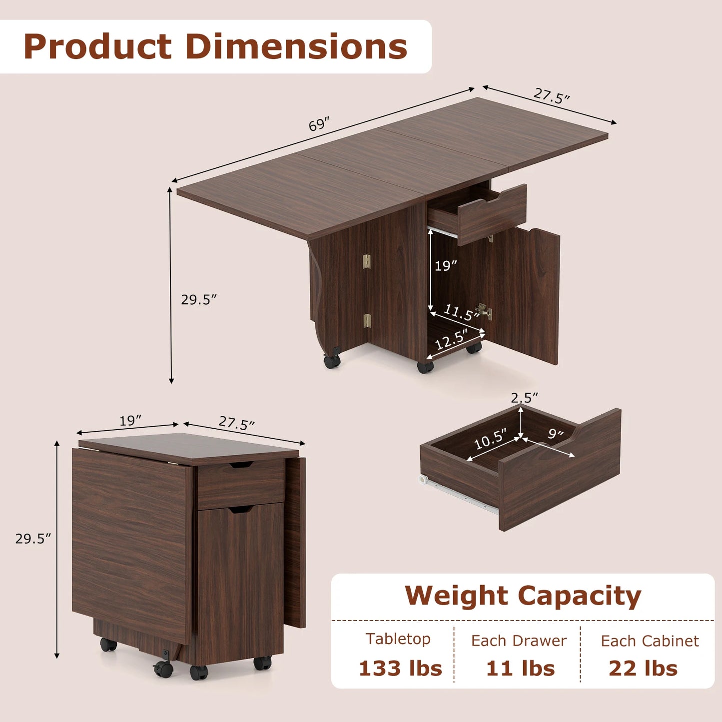 Folding Dining Table