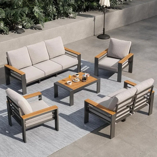 Outdoor Sectional with Coffee Table