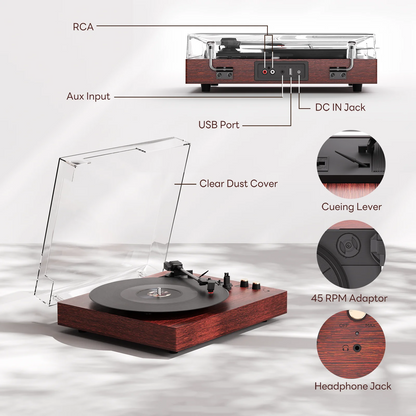 Record Player Vinyl Spinner