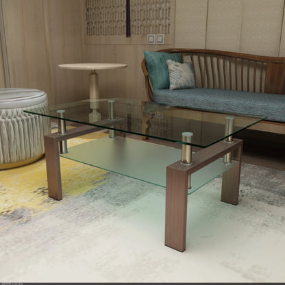 Black Glass Coffee Table