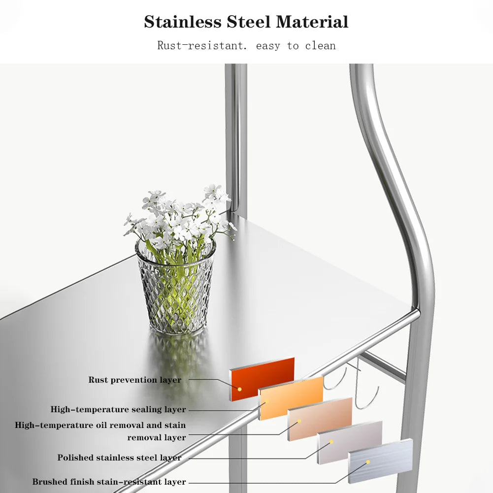 Metal Over Toilet Organizer Rack