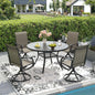 5 Pieces Outdoor Patio Dining Set
