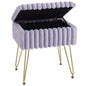 Faux Fur Stools for Vanity