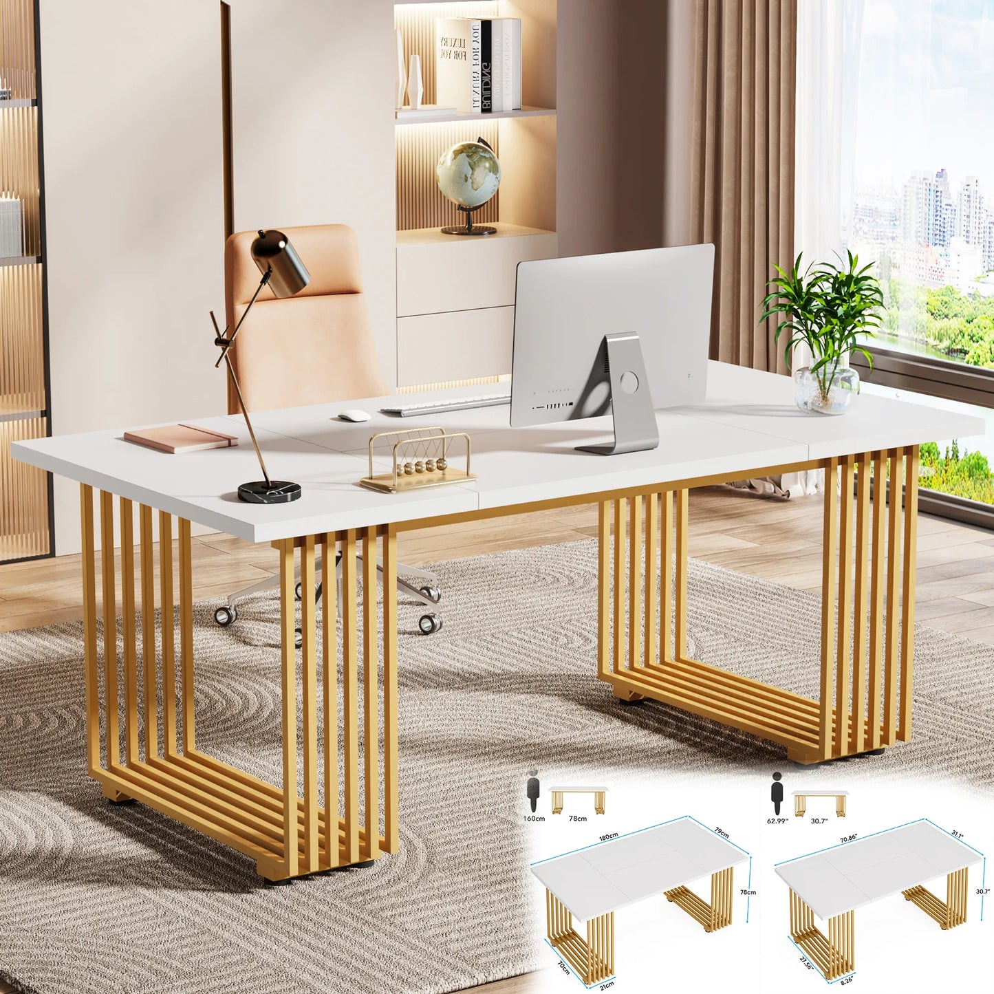 Wooden Computer Desk