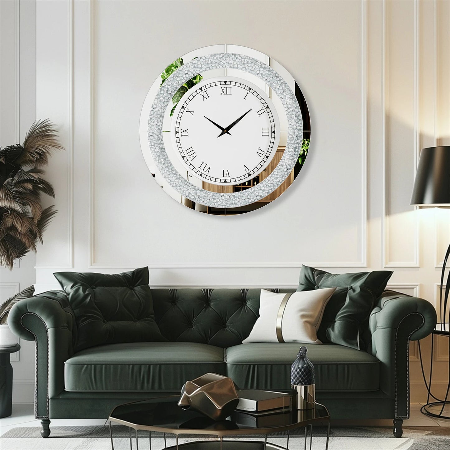 Mirror Wall Clock