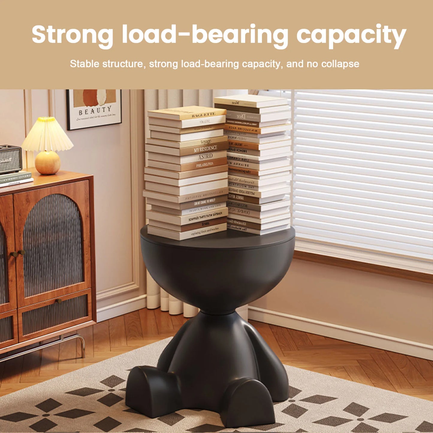 Round Matte Finish Side Table
