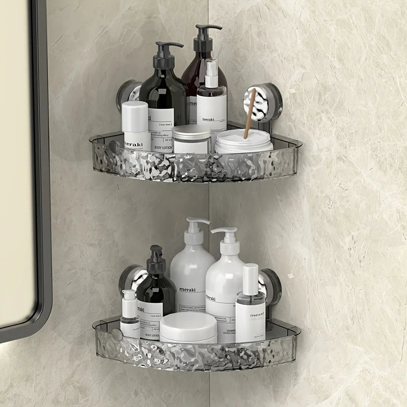 2-Pack Corrugated Suction Cup Storage Rack