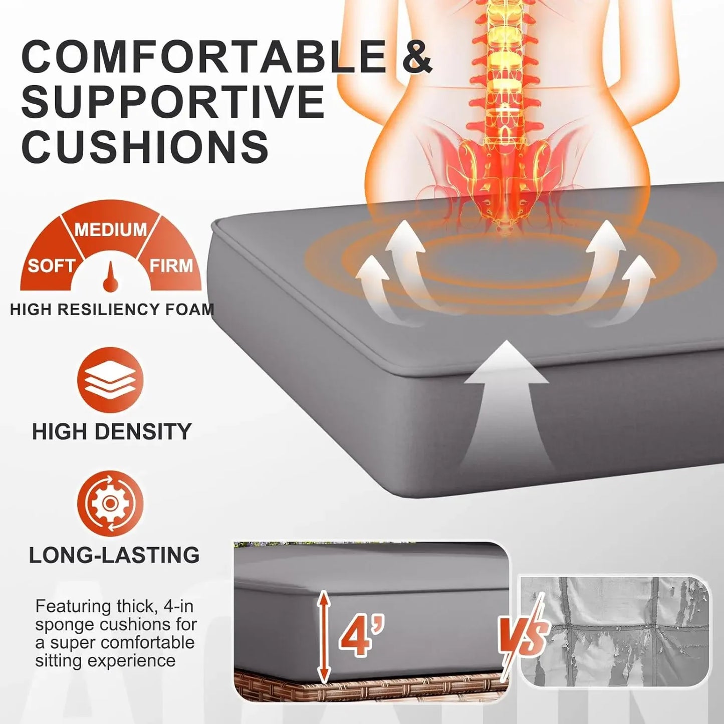 Outdoor Replacement Cushions for Patio Furniture