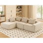 Sectional boneless Couch withModern Sofa with  Upholstered Couches for Room