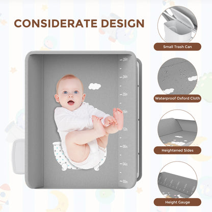 Portable Height Diaper Care Station